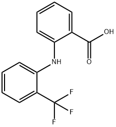 2-((2-(Trifluoromethyl)phenyl)amino)benzoic acid Struktur