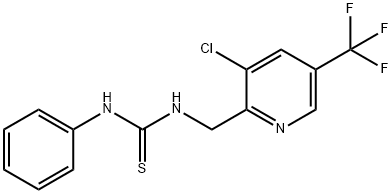 1-(3-Chloro-5-(trifluoromethyl)pyridin-2-yl)-3-phenylthiourea Struktur