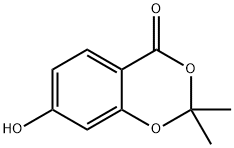 7-Hydroxy-2,2-dimethyl-4H-benzo[d][1,3]dioxin-4-one Struktur