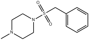 1-(benzylsulfonyl)-4-methylpiperazine Struktur