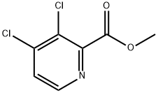 3,4-Dichloro-2-pyridinecarboxylic acid methyl ester Struktur