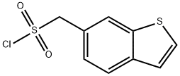 benzo[b]thiophene-6-methanesulfonyl chloride Struktur