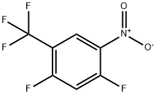 2,4-Difluoro-5-nitrobenzotrifluoride Struktur