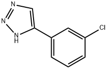 5-(3-chlorophenyl)-1H-1,2,3-triazole Struktur