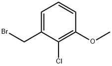 1-(Bromomethyl)-2-chloro-3-methoxybenzene Struktur