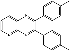 Pyrido[2,3-b]pyrazine, 2,3-bis(4-methylphenyl)- Struktur