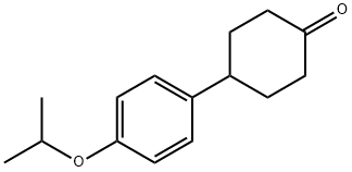 4-(4-Isopropoxyphenyl)cyclohexanone Struktur