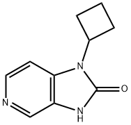 1-cyclobutyl-1H,2H,3H-imidazo[4,5-c]pyridin-2-one Struktur