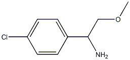 1-(4-chlorophenyl)-2-methoxyethanamine Struktur