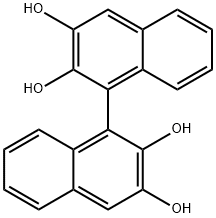 2,2',3,3'-Tetrahydroxy-1,1'-binaphthyl Struktur