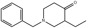 1-Benzyl-3-ethyl-piperidin-4-one Struktur