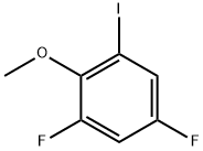 1,5-difluoro-3-iodo-2-methoxybenzene Struktur