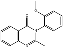 3-(2-methoxyphenyl)-2-methylquinazolin-4(3H)-one Struktur