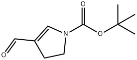 tert-butyl 4-formyl-2,3-dihydro-1H-pyrrole-1-carboxylate Struktur