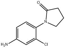 1-(4-Amino-2-chlorophenyl)-2-pyrrolidinone Struktur