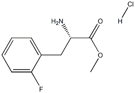 (S)-2-Amino-3-(2-fluoro-phenyl)-propionic acid methyl ester, HCl Struktur