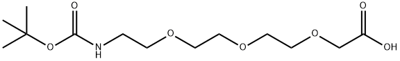 2,2-DIMETHYL-4-OXO-3,8,11,14-TETRAOXA-5-AZAHEXADECAN-16-OIC ACID|5,8,11-三氧雜-2-氮雜十三烷二酸 1-叔丁酯