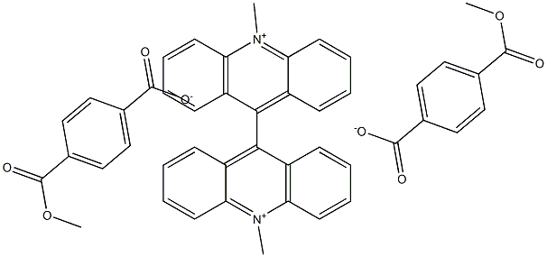 10,10'-Dimethyl-9,9'-biacridinium Bis(monomethyl Terephthalate) [for Chemiluminescence Research] Struktur