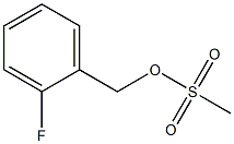 Benzenemethanol, 2-fluoro-, methanesulfonate
 Struktur