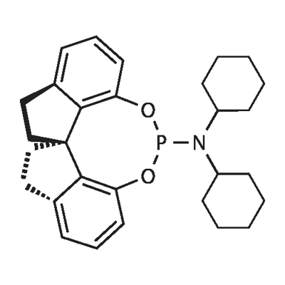 (11aR)- N,N-dicyclohexyl-10,11,12,13-
tetrahydro-Diindeno[7,1-de:1',7'-fg][1,3,2]dioxaphosphocin-
5-amine Struktur