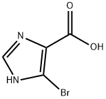 5-bromo-1H-Imidazole-4-carboxylic acid Struktur