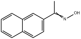 1-(naphthalen-2-yl)ethan-1-one oxime Struktur