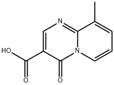 9-Methyl-4H-Pyrido[1,2-a]pyrimidine-4-oxo-3-carboxylic acid Struktur