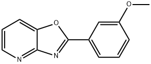 2-(3-Methoxyphenyl)oxazolo[4,5-b]pyridine Struktur