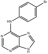 N-(4-bromophenyl)-7H-purin-6-amine Struktur