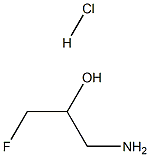 1-amino-3-fluoropropan-2-ol hydrochloride Struktur