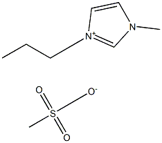 1-METHYL-3-PROPYL-1H-IMIDAZOLIUM METHANESULFONATE Struktur