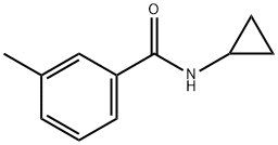 N-cyclopropyl-3-methylbenzamide Struktur