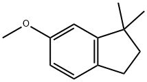 5-methoxy-3,3-dimethylindane Struktur