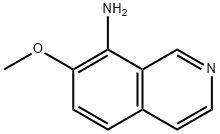 7-methoxyisoquinolin-8-amine Struktur