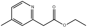 2-Pyridineacetic acid, 4-methyl-, ethyl ester Struktur