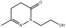 2-(2-Hydroxyethyl)-6-methyl-4,5-dihydropyridazin-3(2H)-one Struktur