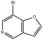 Furo[3,2-c]pyridine, 7-bromo- Struktur