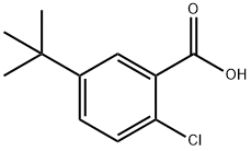 5-tert-butyl-2-chlorobenzoic acid Struktur