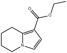 Ethyl 5,6,7,8-tetrahydro-1-indolizinecarboxylate Struktur