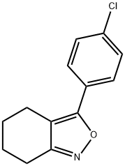 3-(4-Chlorophenyl)-4,5,6,7-tetrahydrobenzo[c]isoxazole Struktur