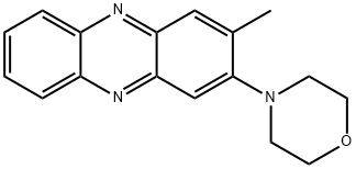 4-(3-Methylphenazin-2-yl)morpholine Struktur