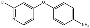 4-(2-Chloro-pyridin-4-yloxy)-phenylamine Struktur