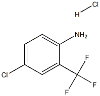 [4-Chloro-2-(trifluoromethyl)phenyl]amine hydrochloride Struktur