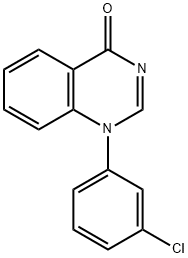 1-(3-Chlorophenyl)quinazolin-4(1H)-one Struktur