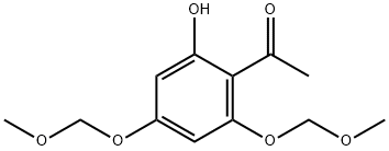 1-(2-hydroxy-4,6-bis(methoxymethoxy)phenyl)ethanone Struktur