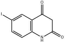 6-Iodo-1H-quinoline-2,4-dione Struktur