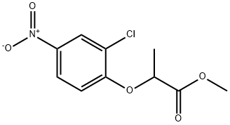 methyl 2-(2-chloro-4-nitrophenoxy)propanoate Struktur