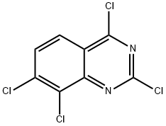 2,4,7,8-tetrachloroquinazoline Struktur