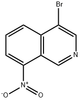 4-Bromo-8-nitroisoquinoline Struktur