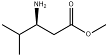 (S)-Methyl 3-amino-4-methylpentanoate Struktur